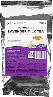 TEA ZONE 1.32 lb Lavender Milk Tea Powder