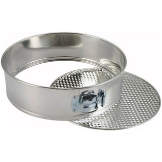 Spring Form Cake Pan with Loose Bottom by Winco – 8", 8.0 inches, Tin, Model CPSF-8