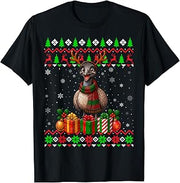 Emu Bird Christmas Ugly Sweaters Festive Emu Xmas T-Shirt