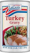 Legout, turkey Heat & Serve Gravy Mix 49 oz. (12 Count)