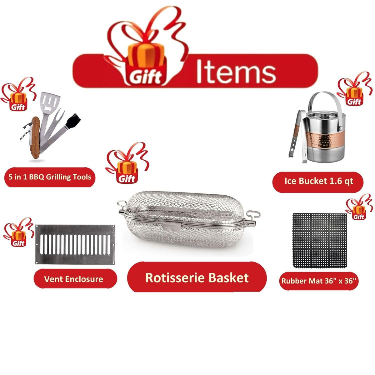 Lion Premium Grills | BBQ Gas Grill Bundle | 32 Inch Grill Package 1 (Propane Gas) by AMS FIREPLACE INC. – Stainless Steel, Silver, Black, Model L75000