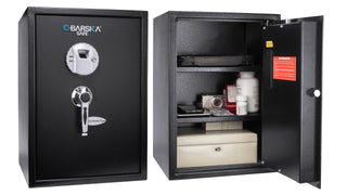 Biometric Fingerprint Safe by Barska – 1.45 CU FT, 1.45 cubic_feet, Alloy Steel, Black, Model AX11650