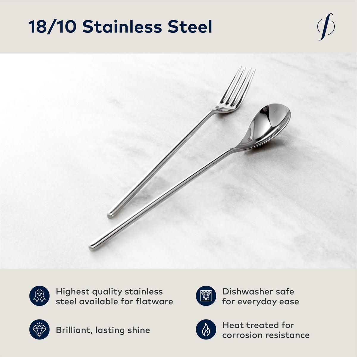 Dragonfly 18/10 Stainless Steel Hostess Serving Set by Fortessa – 10", Stainless Steel, Model 2PS-810-05
