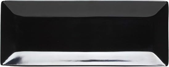 Thunder Group Classic black melamine dinnerware collection 15" x 5 1/4" plate, 1" deep, comes in dozen
