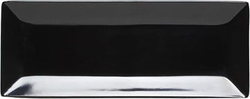 Thunder Group Classic black melamine dinnerware collection 15" x 5 1/4" plate, 1" deep, comes in dozen