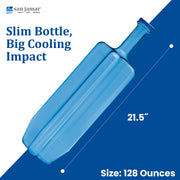 San Jamar 2 / 128 Ounces / Blue Container Sets