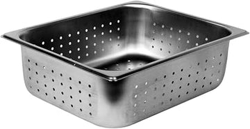 Thunder Group half size 4" deep perforated 24 gauge steam pans, comes in each
