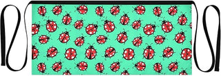 Kitchen Apron Ladybug | Unisex Server Apron with 3 Pockets, Adjustable for Waiters, Gardeners, Kitchen, BBQ, Painting and Restaurant Work