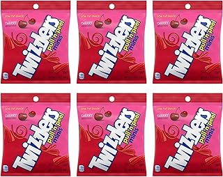 Twizzlers Pull’n’Peel Minis Cherry Flavored 3.75 oz 6 Bags