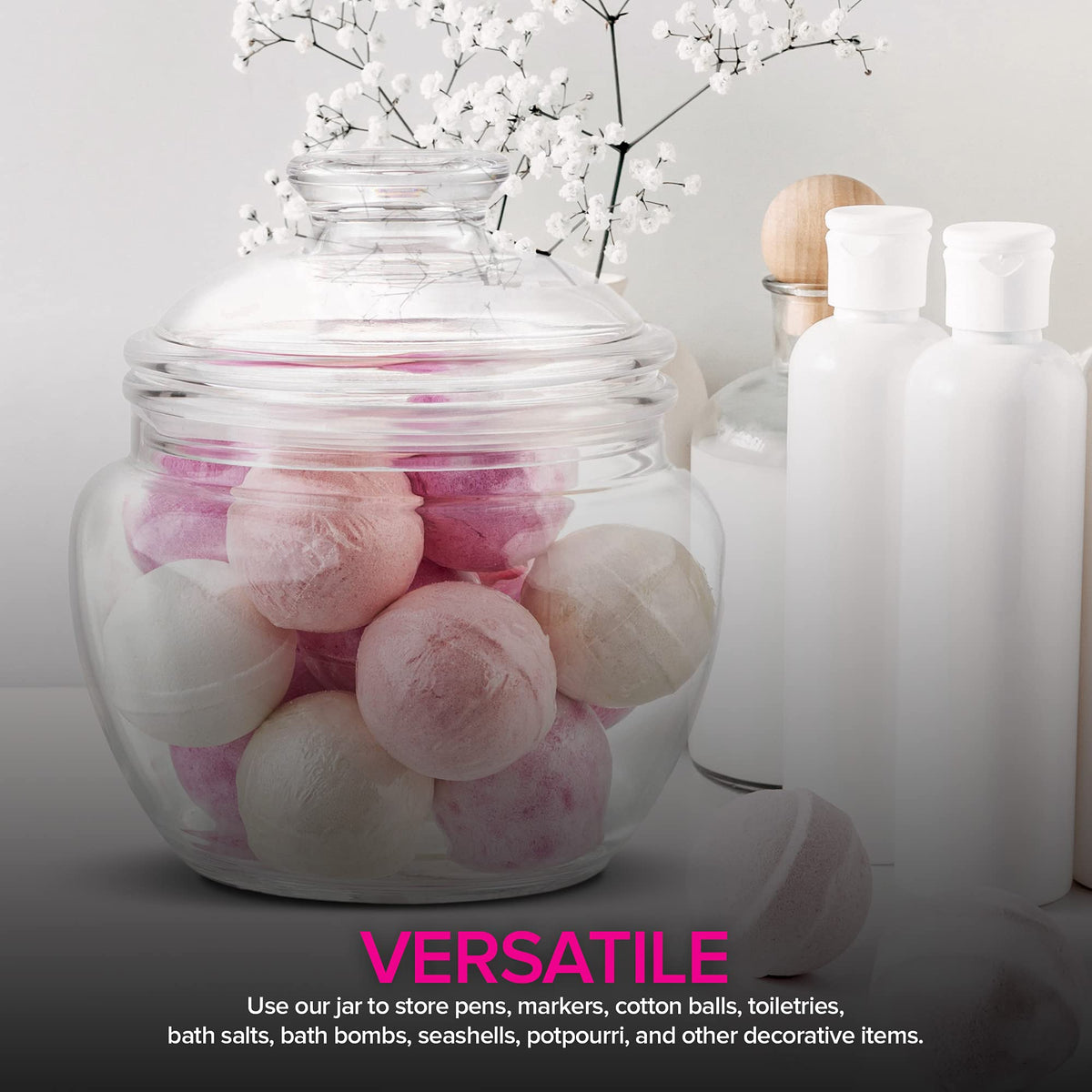 Modern Innovations 40 oz / Clear / 40.0 ounces Cookie Jars