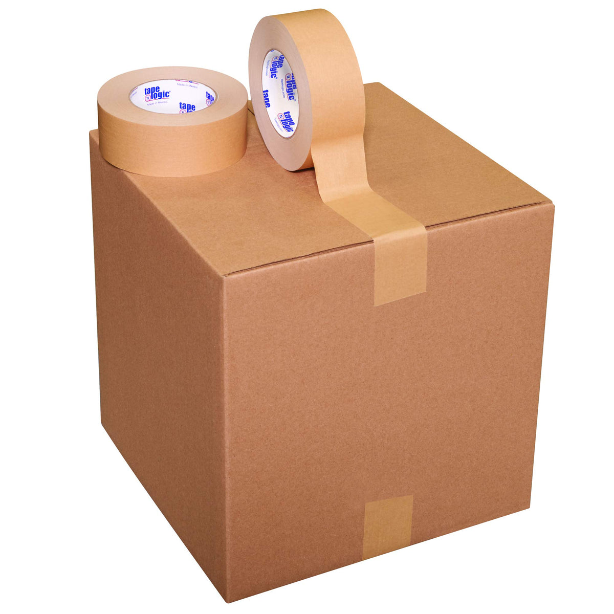 Brown #5300 Flatback Tape by Tape Logic – 1.5 Inches Width x 60 Yards Length, paper, Brown, Pack of 24, Model TLT9465300
