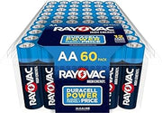 Rayovac AA Batteries, Double A Battery Alkaline, 60 Count