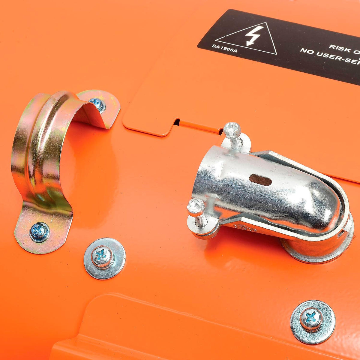 Electric Wall Mount Salamander Heater by Global Industrial – Steel, Orange, Model 653568