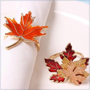 Generic Maple Leaf Napkin Rings, Set of 6, Color B