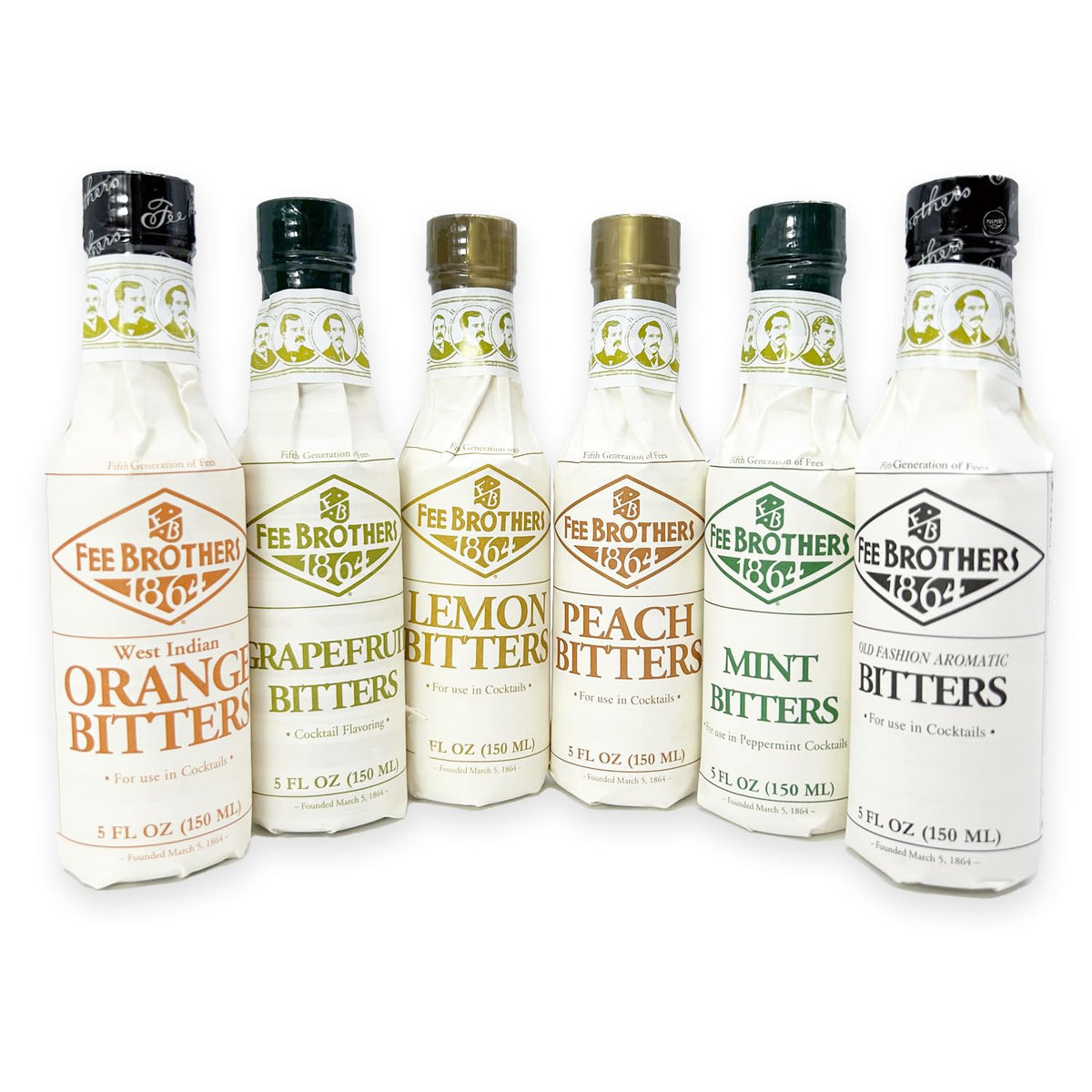 Bar Cocktail Bitters - Set of 6… by Fee Brothers – 5 Fl Oz (Pack of 6), Pack of 6