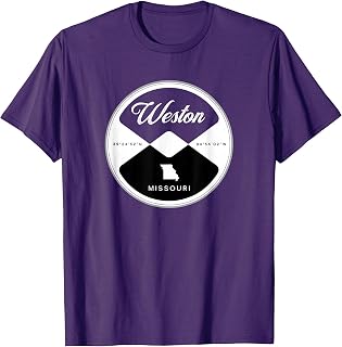Weston Missouri MO Circle Vintage State Graphic T-Shirt