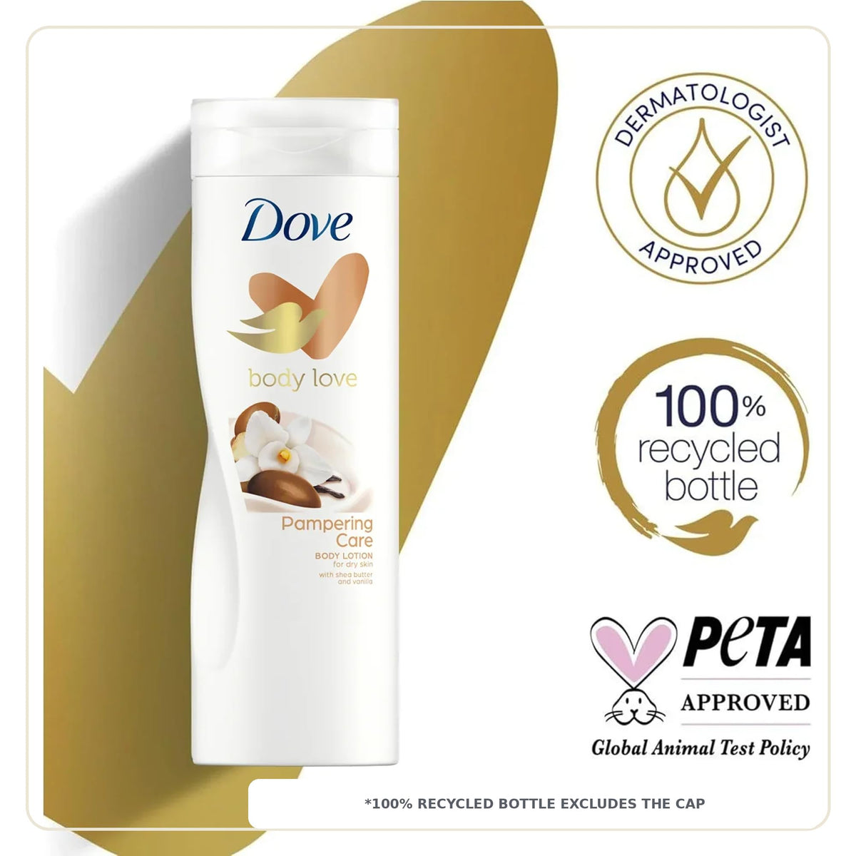 Pampering Care Body Lotion 13.5 OZ by Dove – 1 Fl Oz (Pack of 1), Model Dove Pampering Body Lotion