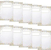 Ashley Productions Hanging Confetti Pattern Storage/Book Bag, 11" x 16", 5 Per Pack, 2 Packs