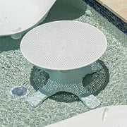 Panama Jack PJO-5300-WHT-ET 16 x 24 x 24 in. in-Pool Wave End Table White
