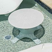 Panama Jack PJO-5300-WHT-ET 16 x 24 x 24 in. in-Pool Wave End Table White