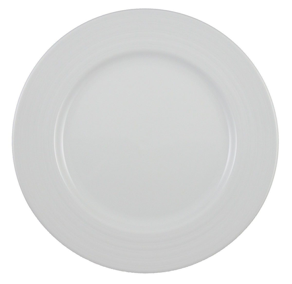 Crystal Bay Plate by Vertex China – Porcelain, Bright White, Pack of 36, Model CB-7