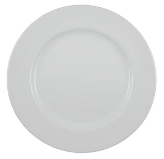 Crystal Bay Plate by Vertex China – Porcelain, Bright White, Pack of 36, Model CB-7
