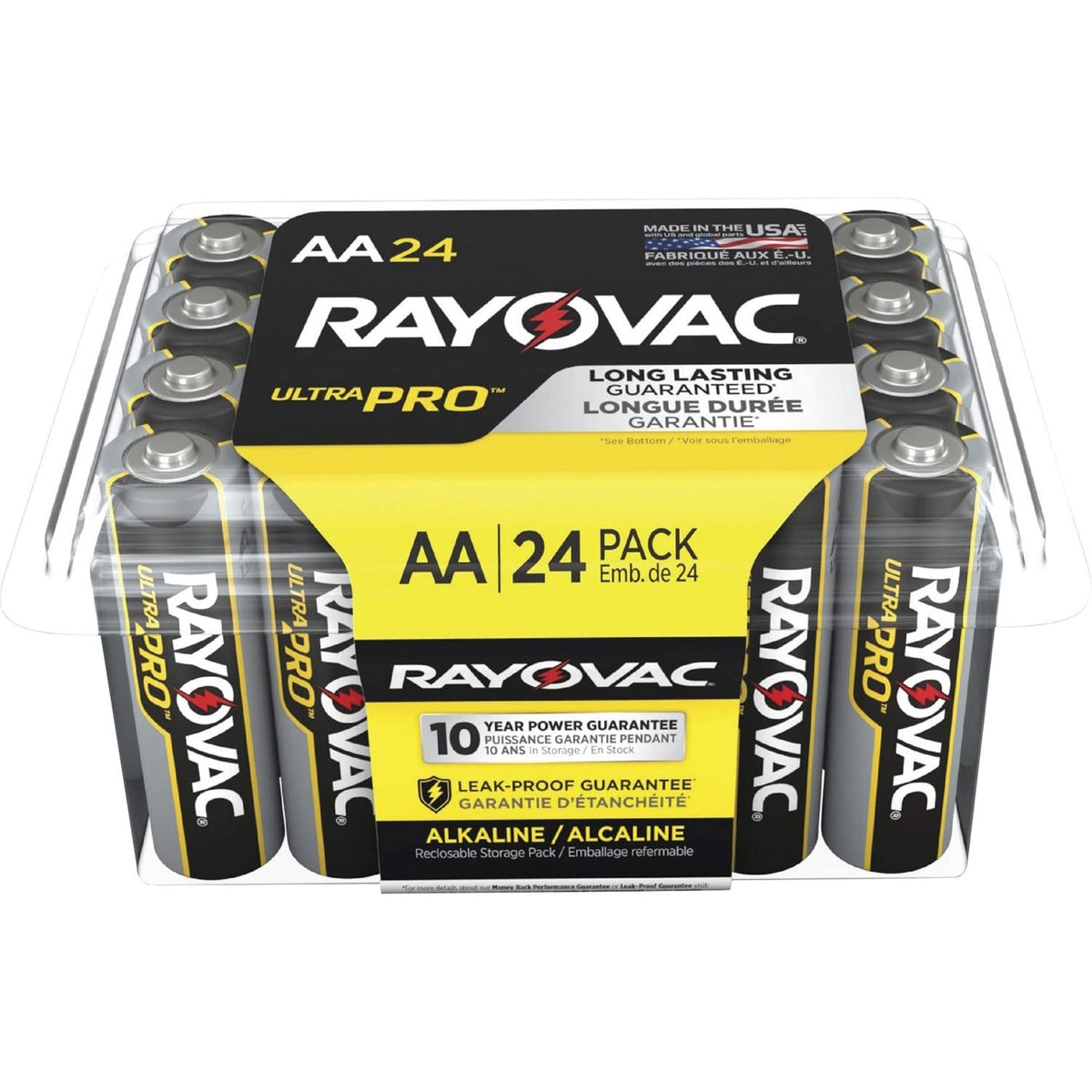 Ultra Pro Alka AA24 Batteries by Rayovac – Pack of 288, Model ALAA24FCT