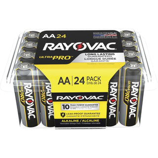 Ultra Pro Alka AA24 Batteries by Rayovac – Pack of 288, Model ALAA24FCT