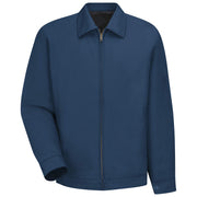 Men's Slash Pocket Quilt-Lined Jacket by Red Kap – XX-Large Tall, Polyester, Navy, Model JT22NV LN XXL