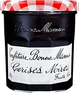 Bonne Maman Cerises Noires - Black Cherry Jam - 13 oz.