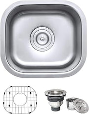 Ruvati 13x15-in 16-Gauge Stainless Undermount Bar Sink - RVM4136