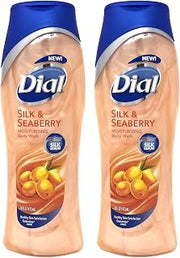 Dial Moisture Rich Body Wash, Omega Packed Sea Berries, 16 Ounce, (Pack of 2)