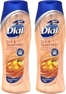 Dial Moisture Rich Body Wash, Omega Packed Sea Berries, 16 Ounce, (Pack of 2)