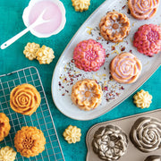 Nordic Ware Toffee / 3 cups / Floral Cakelet Bundt Pans