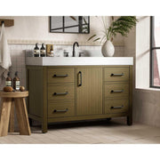 Elegant Kitchen and Bath 48" Single Bathroom Vanity in Chestnut Brown by Elegant Lighting – unspecified, Wood, Chestnut Brown, Model VF60648MCB-BS
