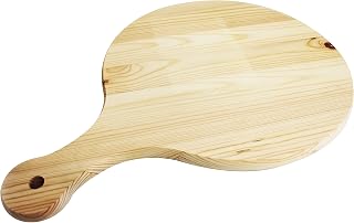 PADERNO World Cuisine Firwood Round Paddle Board, Beige