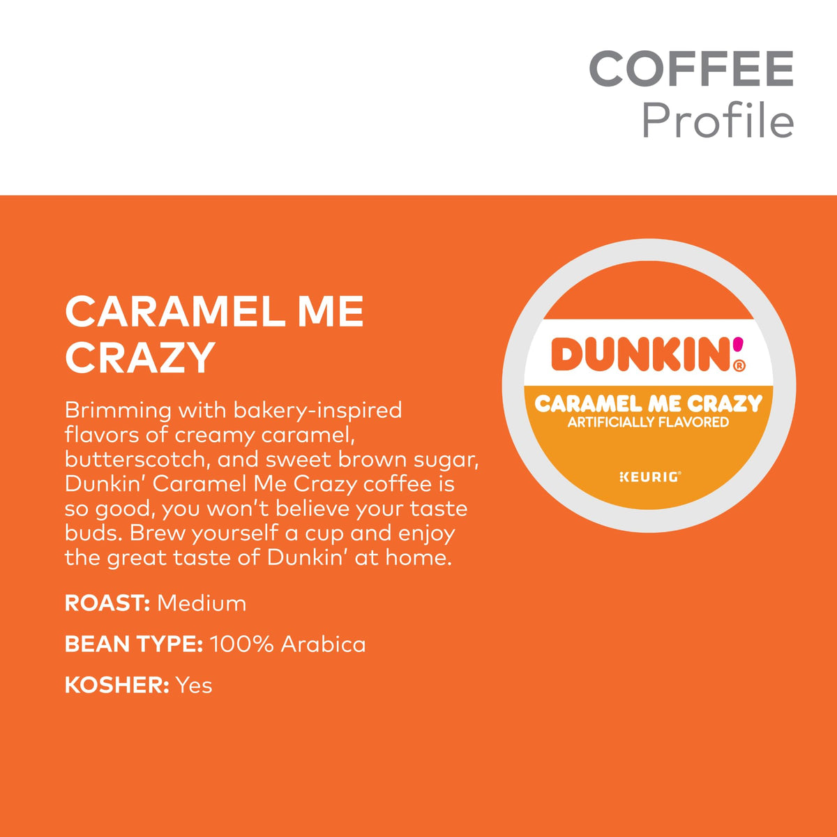 ® Coffee - 1 Each by Dunkin' – Pack of 22, Model 1277