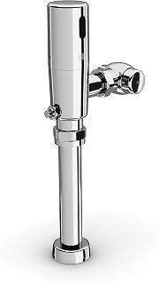 Zurn ZTR6201-WS1 Commercial Brass 1.0 gpf Sensor Operated Urinal Flush Valve, Exposed Chrome Plated Flushometer, 1.0 gal per Flush