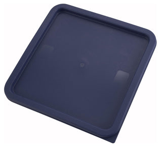 12/18 / 22 qt Blue Square Cover by Winco – 12 / 18 / 22 Quart, 22.0 quarts, Plastic, Blue, Model PECC-128