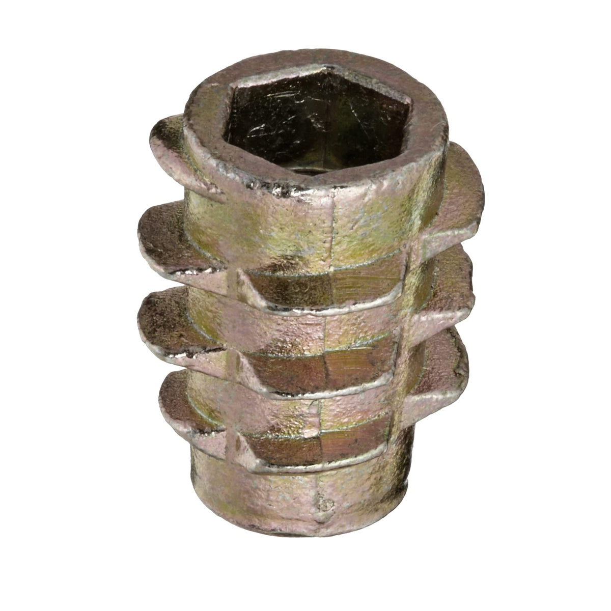 E-Z LOK #10-32 Internal Threads, 0.512" Length / Silver / 13mm Length Threaded Inserts