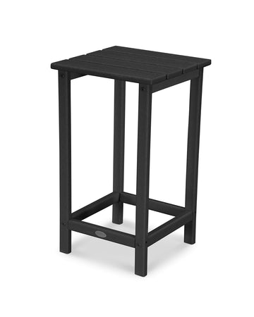 Long Island 26" Counter Side Table by Polywood – Plastic, Black, Model ECT26BL