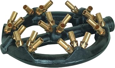 Thunder Group IRBR001L Jet Burner, 20 tip, Power ranges from 62,000 to 160,000 BTU, LP Gas, for Chinese ranges, Pack of 8