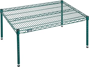 Nexel Poly-Green Wire Dunnage Rack, 36" W x 24" D x 14" H