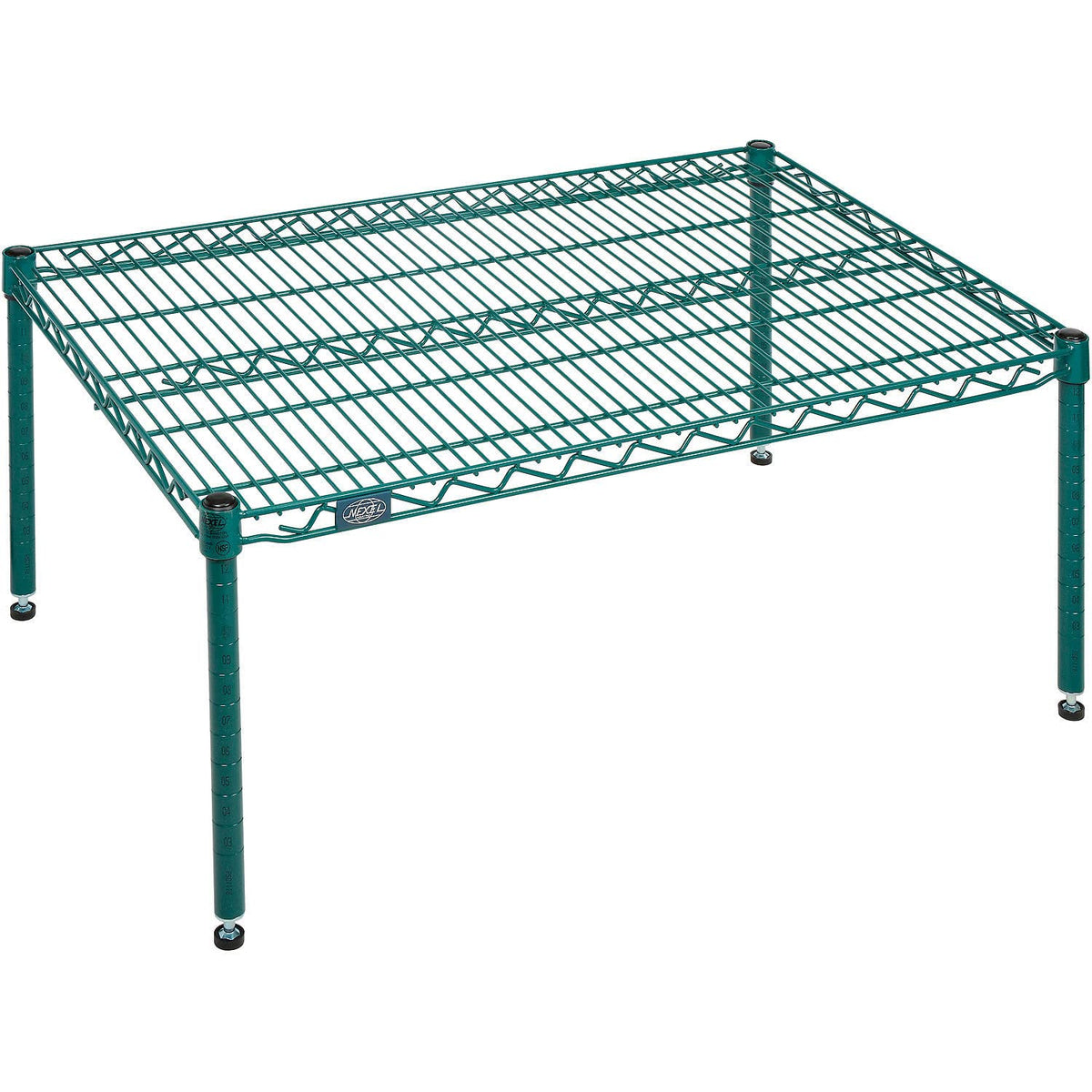 Poly-Green Wire Dunnage Rack by Nexel – Wire, Green, Model P2436G