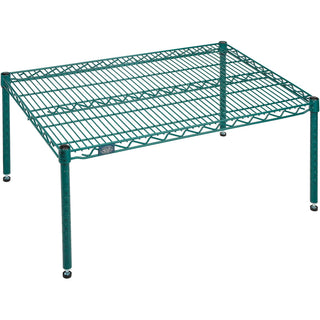 Poly-Green Wire Dunnage Rack by Nexel – Wire, Green, Model P2436G
