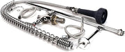 T&S Brass B-0113-B08C Easy-Install Pre-Rinse Single Hole Deck Mount 24-Inch Riser Low Flow Spray Valve