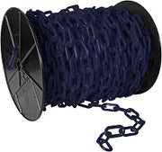 Mr. Chain Plastic Barrier Chain, Cobalt Blue, 2 in Link (50166-1)