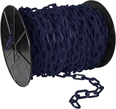 Mr. Chain Plastic Barrier Chain, Cobalt Blue, 2 in Link (50166-1)