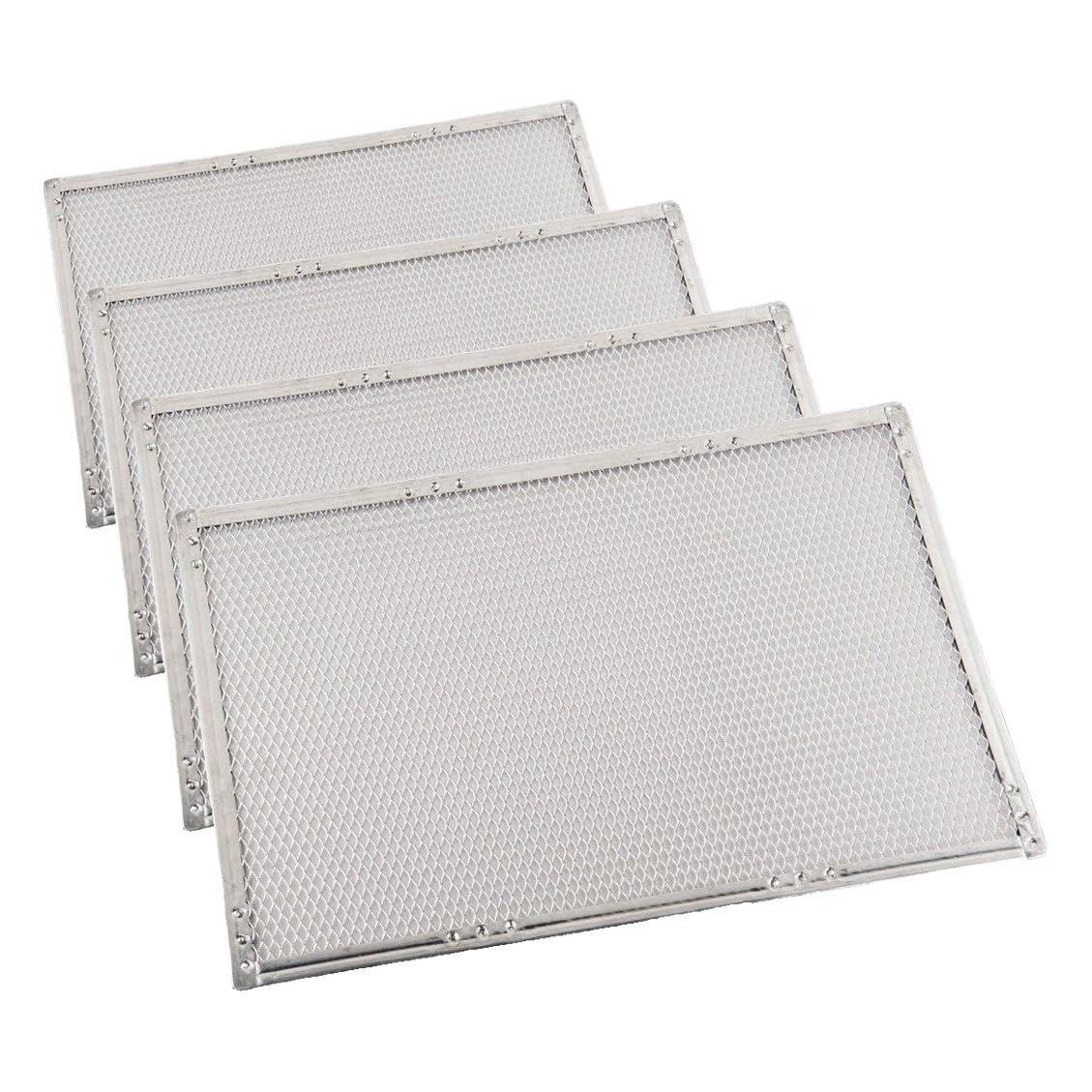 American Metalcraft 11-inch L x 16-inch W (Pack of 4) / Pizza screen / Plateado Pizza Pans & Stones
