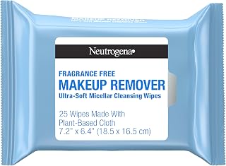 Neutrogena Makeup Remover Wipes, Fragrance-Free, 25 Ct